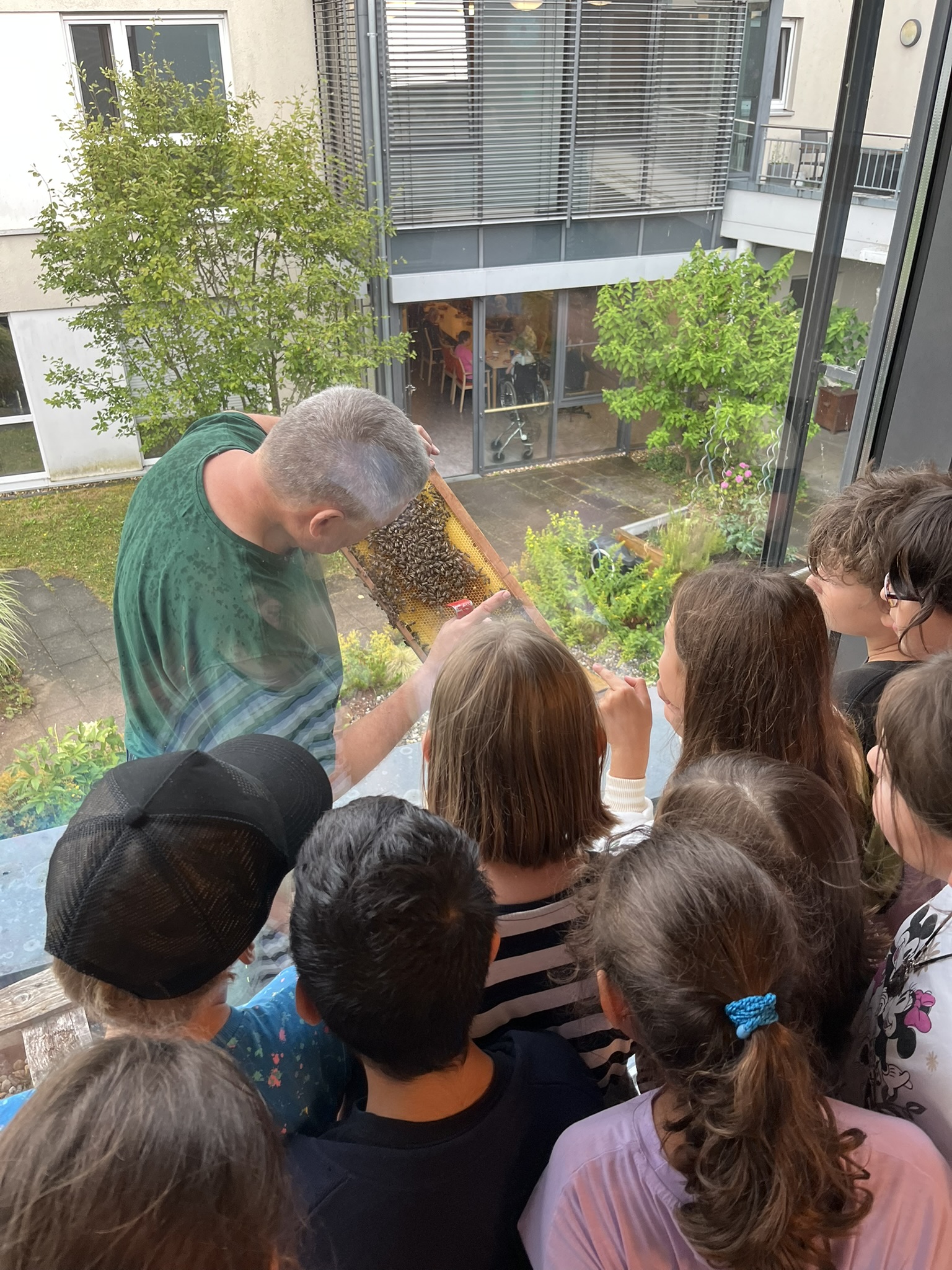 Mehr über den Artikel erfahren Unser Bienenprojekt mit Imker Michael Wolf und dem Seniorenzentrum